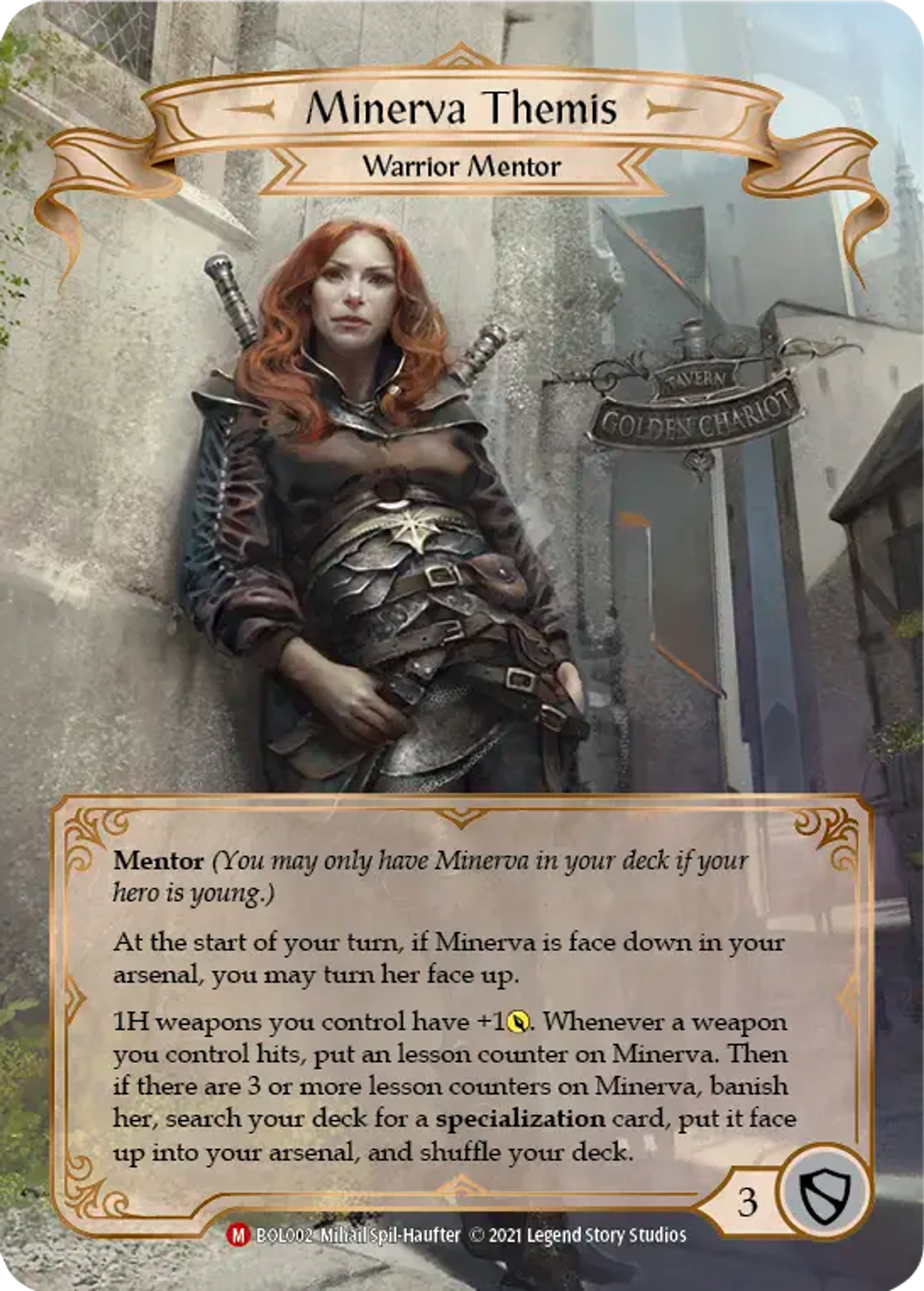 Minerva Themis — Boltyn - Blitz Deck — Flesh and Blood