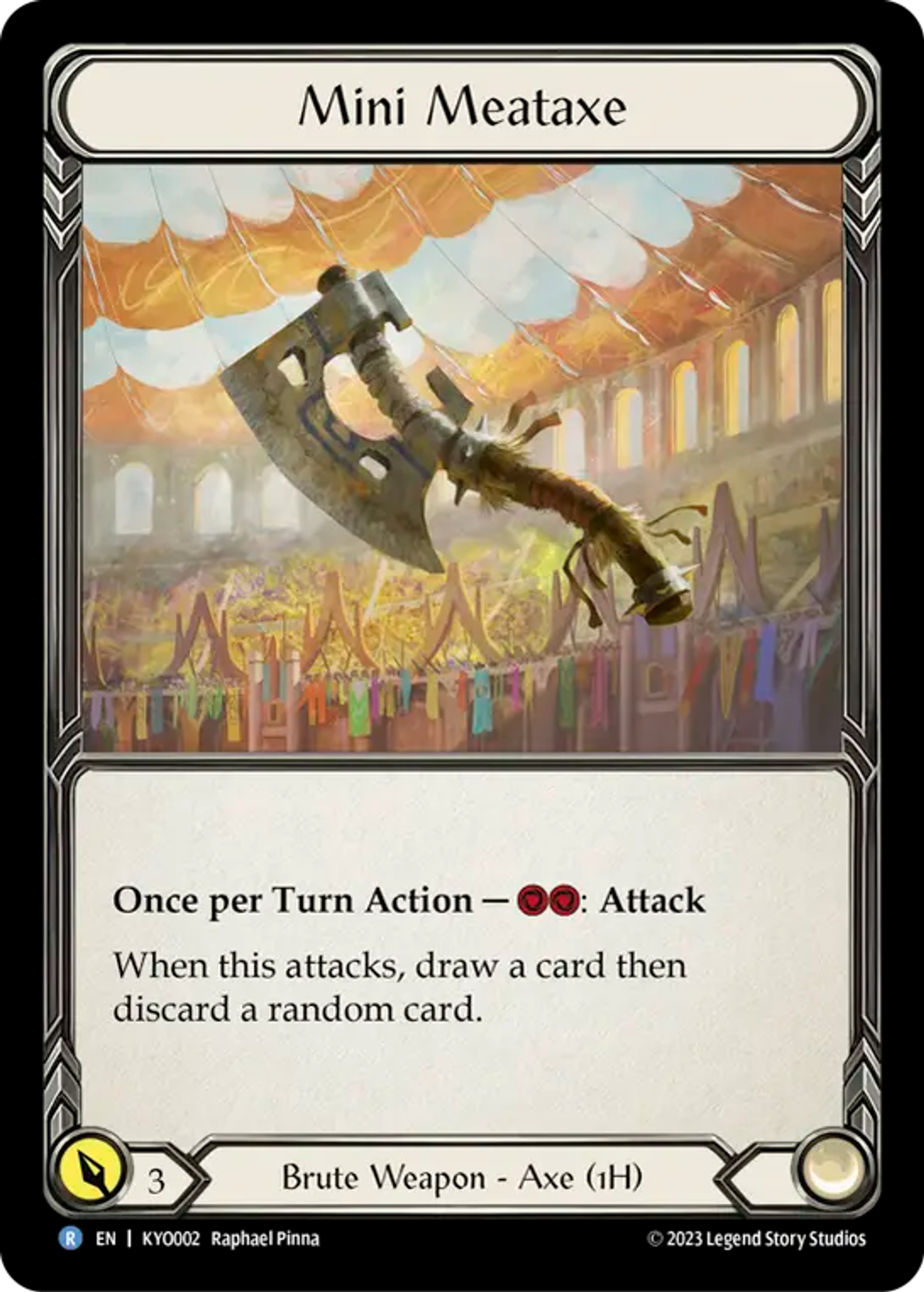 Mini Meataxe — Kayo - Heavy Hitters Blitz Deck — Flesh and Blood