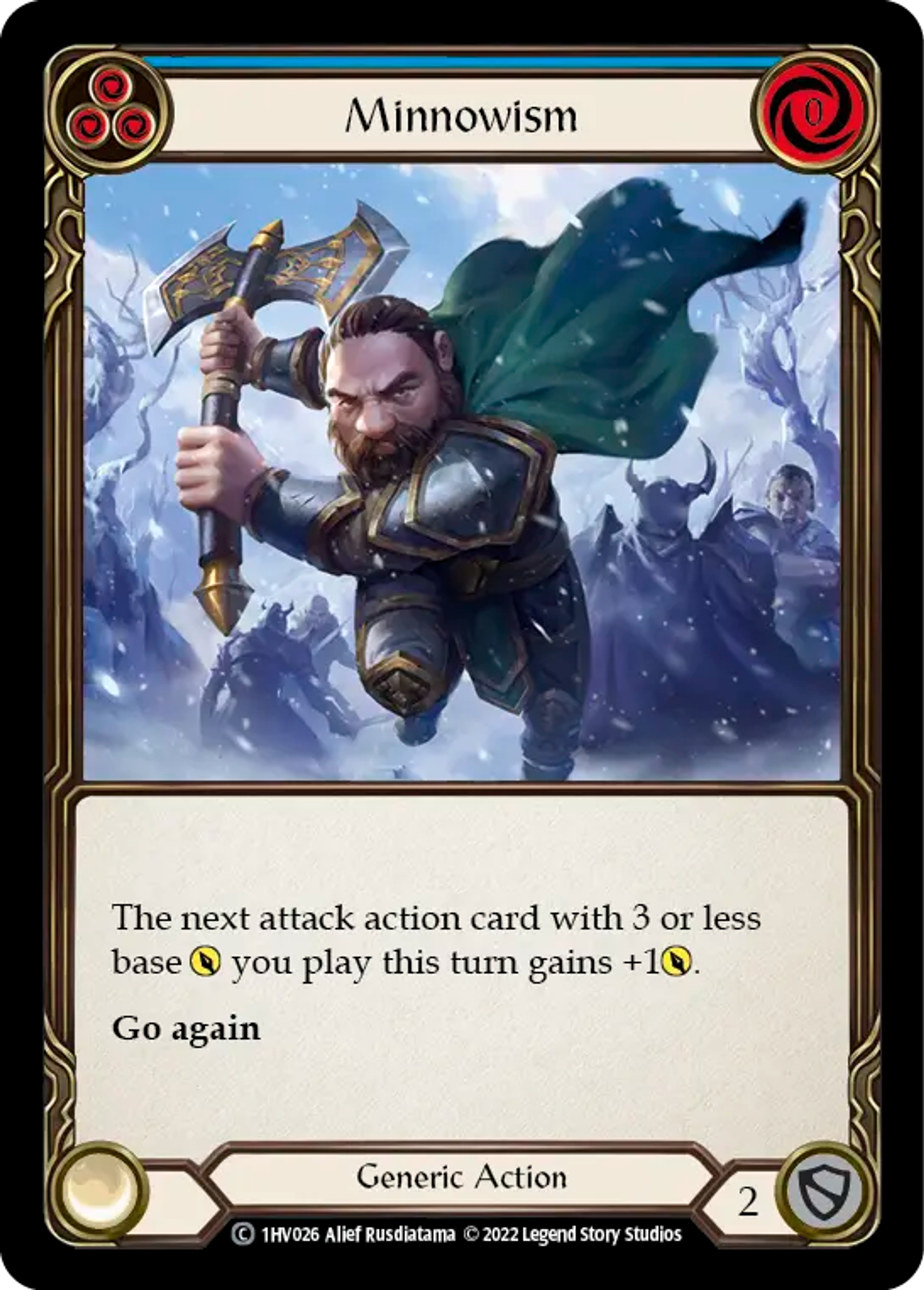 Minnowism (Blue) — Viserai - Blitz Deck — Flesh and Blood