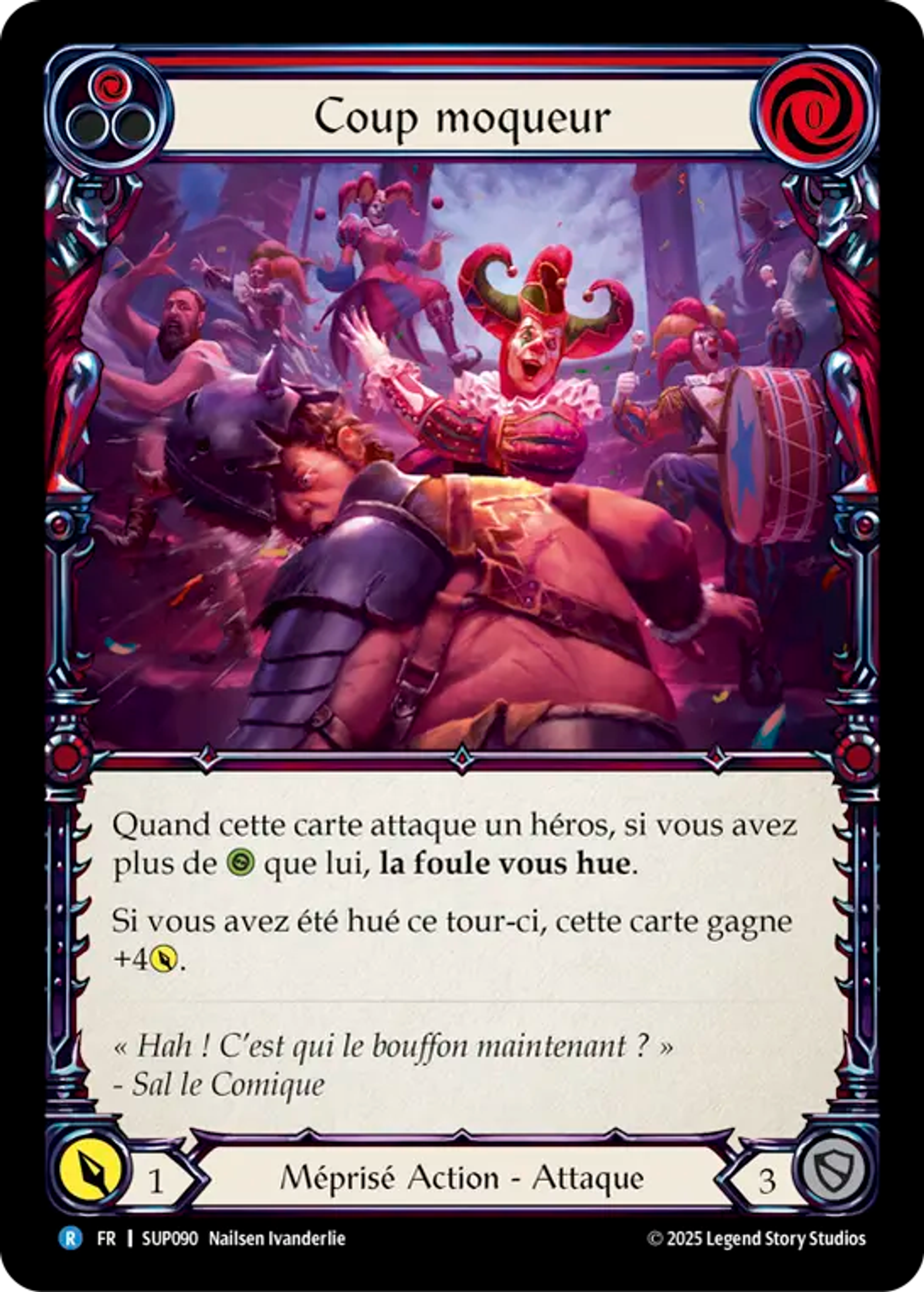 Coup moqueur — Super Slam — Flesh and Blood