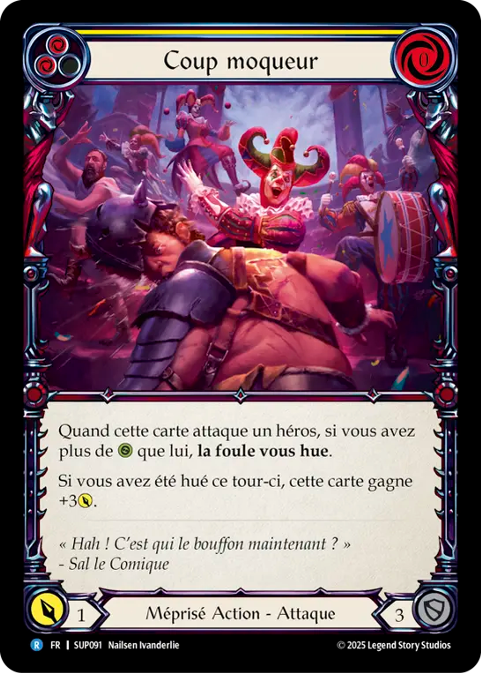 Coup moqueur — Super Slam — Flesh and Blood