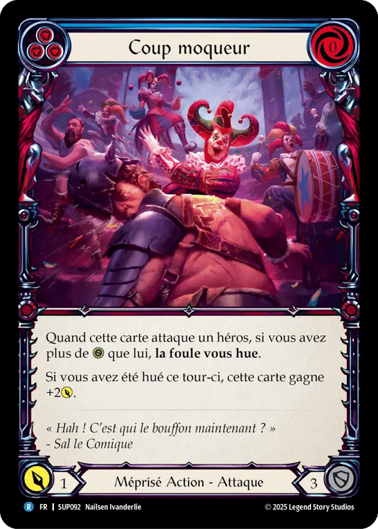 Coup moqueur — Super Slam — Flesh and Blood
