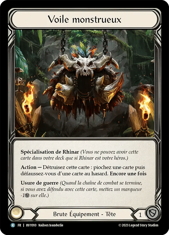 Voile monstrueux — Heavy Hitters — Flesh and Blood