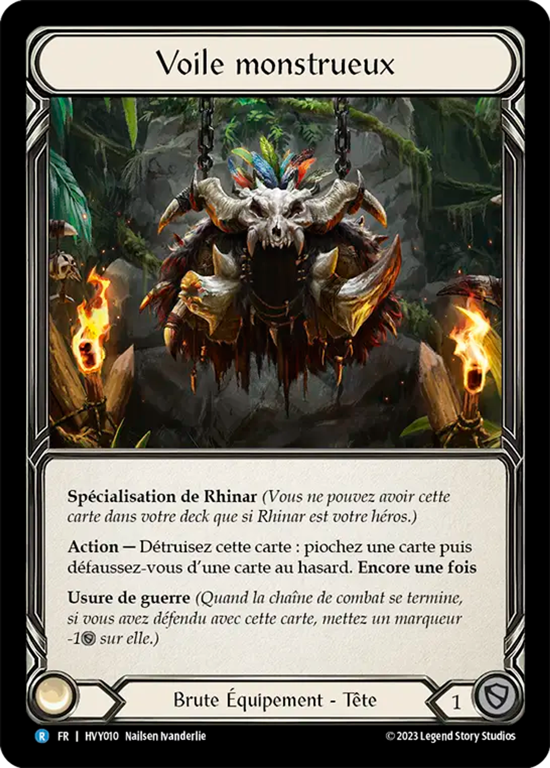 Voile monstrueux — Heavy Hitters — Flesh and Blood