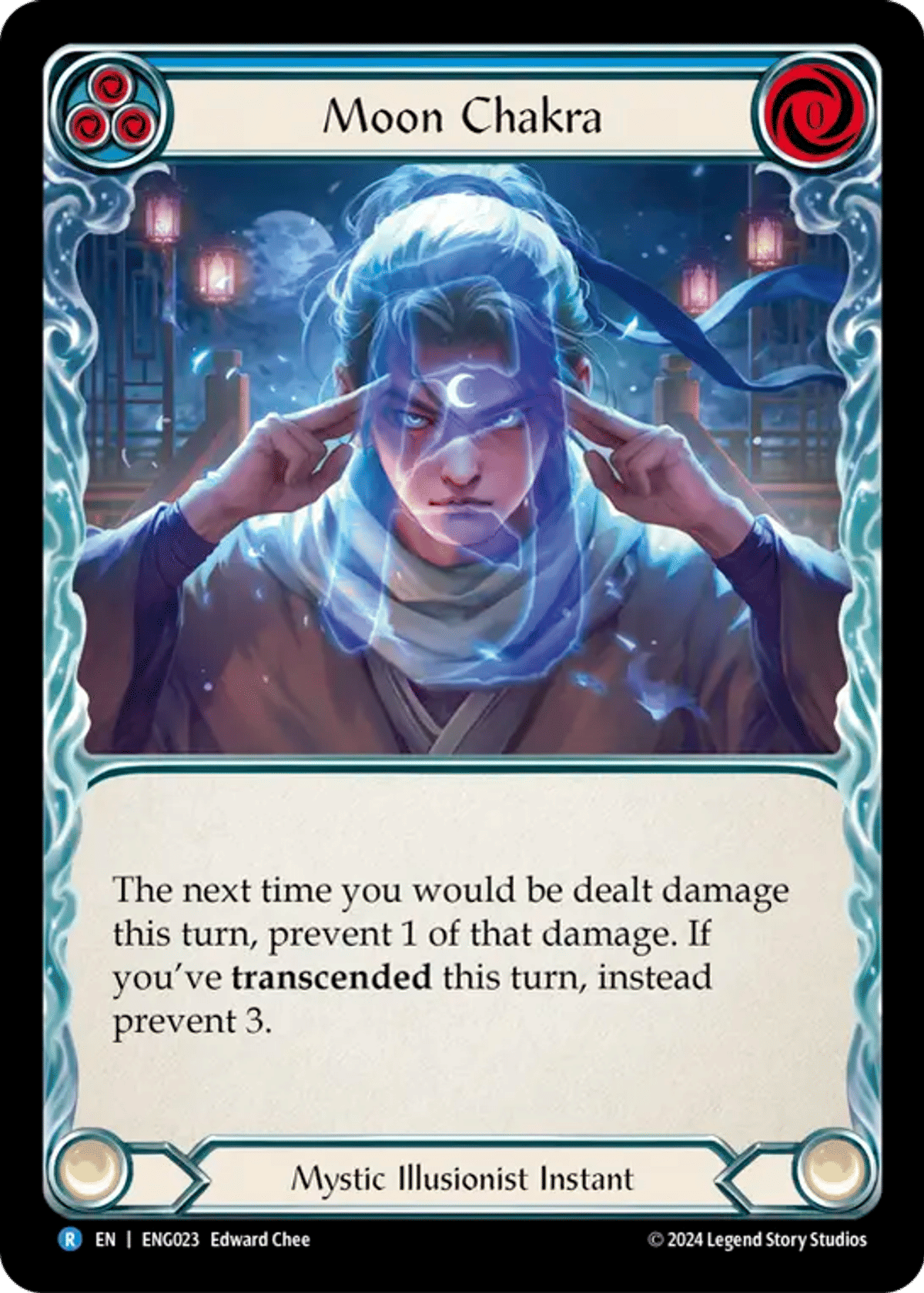 Moon Chakra (Blue) from Enigma - Blitz Deck - Flesh and Blood