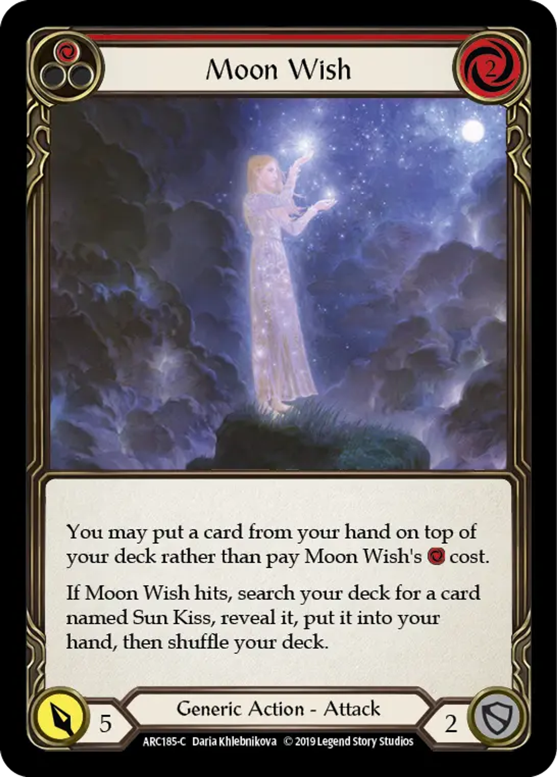 Moon Wish (Red) — Arcane Rising — Flesh and Blood