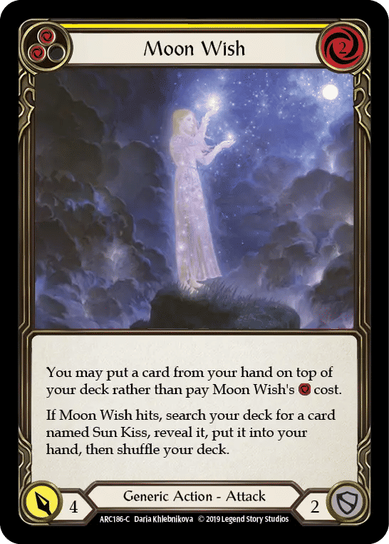 Moon Wish (Yellow) — Arcane Rising — Flesh and Blood