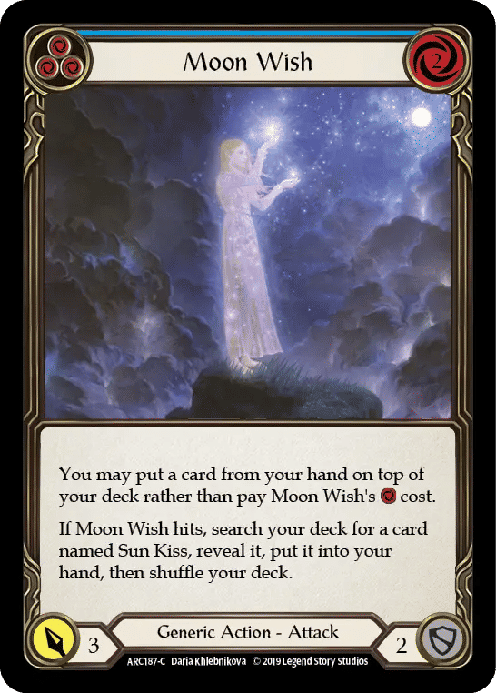 Moon Wish (Blue) — Arcane Rising — Flesh and Blood