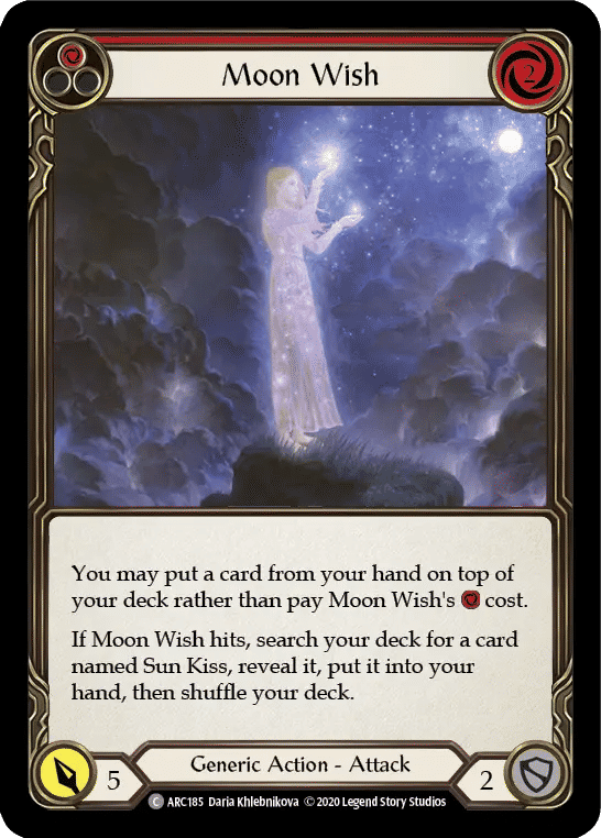 Moon Wish (Red) — Arcane Rising - Unlimited — Flesh and Blood