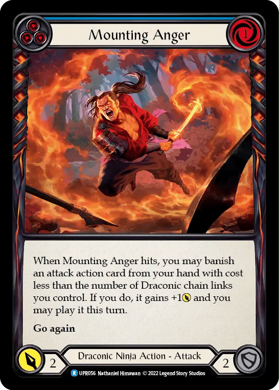 Mounting Anger (Blue) — Uprising — Flesh and Blood