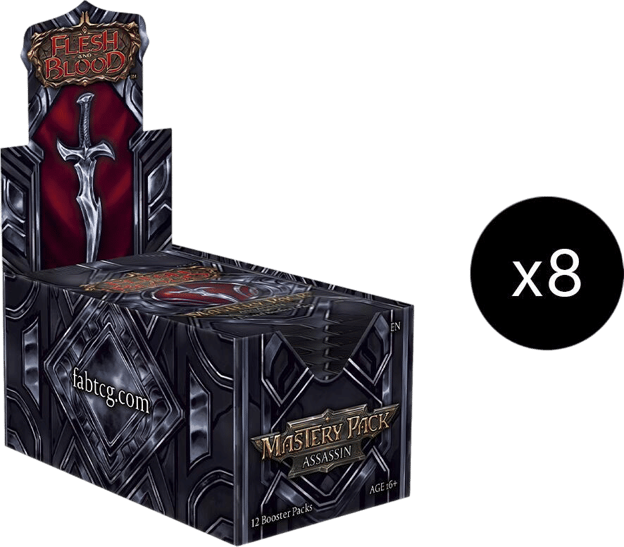 Mastery Pack Assassin Booster Case — Mastery Pack Assassin — Flesh and Blood