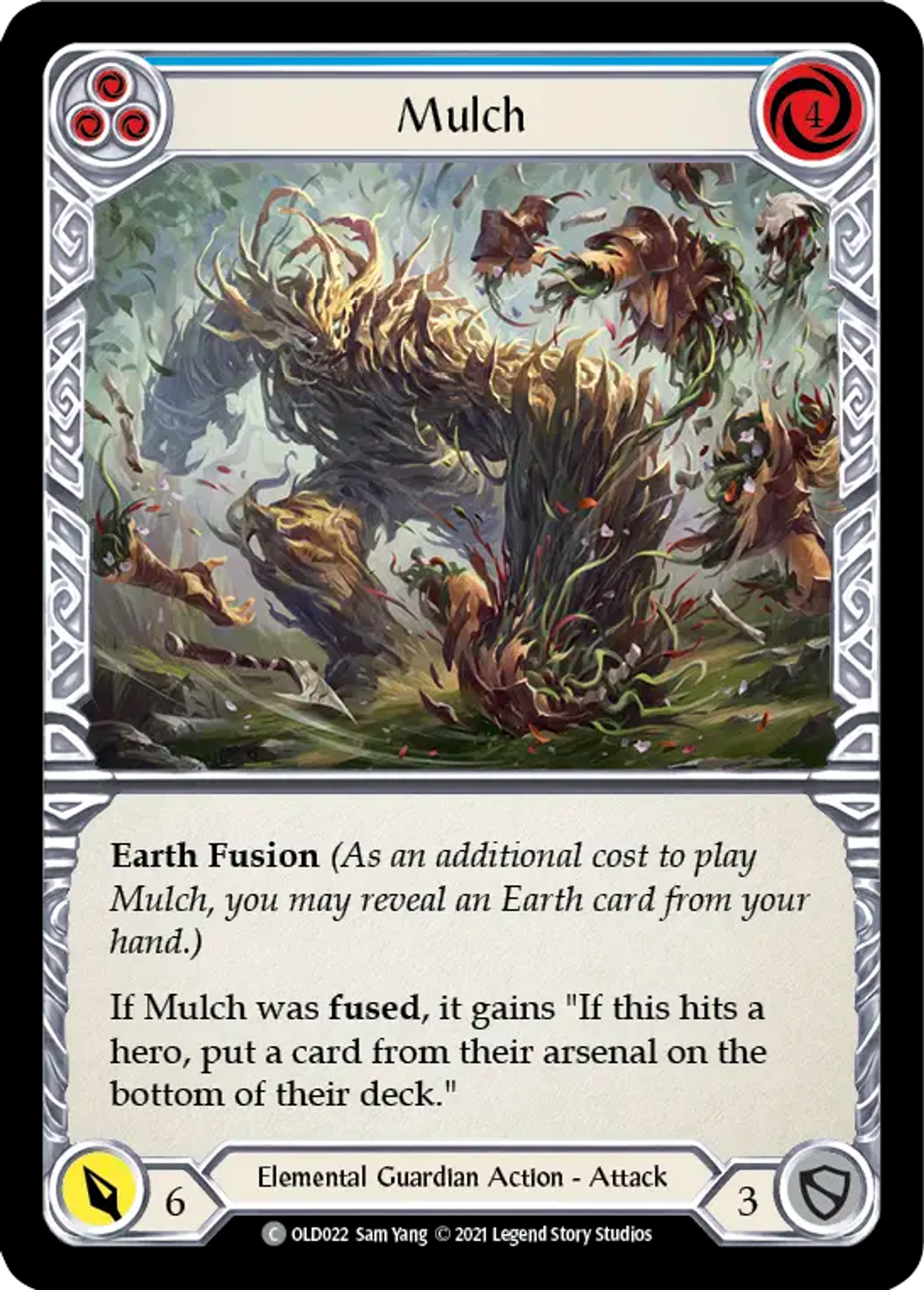Mulch (Blue) — Oldhim - Blitz Deck — Flesh and Blood