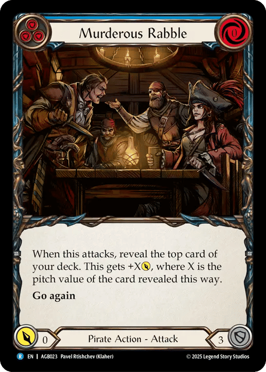 Murderous Rabble (Blue) — Armory Deck - Gravy Bones — Flesh and Blood