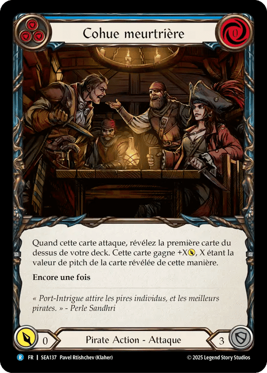 Cohue meurtrière — High Seas — Flesh and Blood