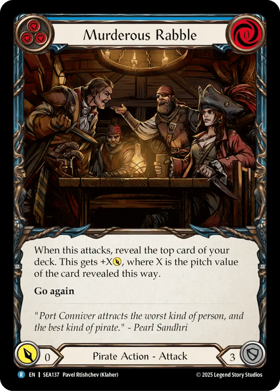 Murderous Rabble (Blue) — High Seas — Flesh and Blood