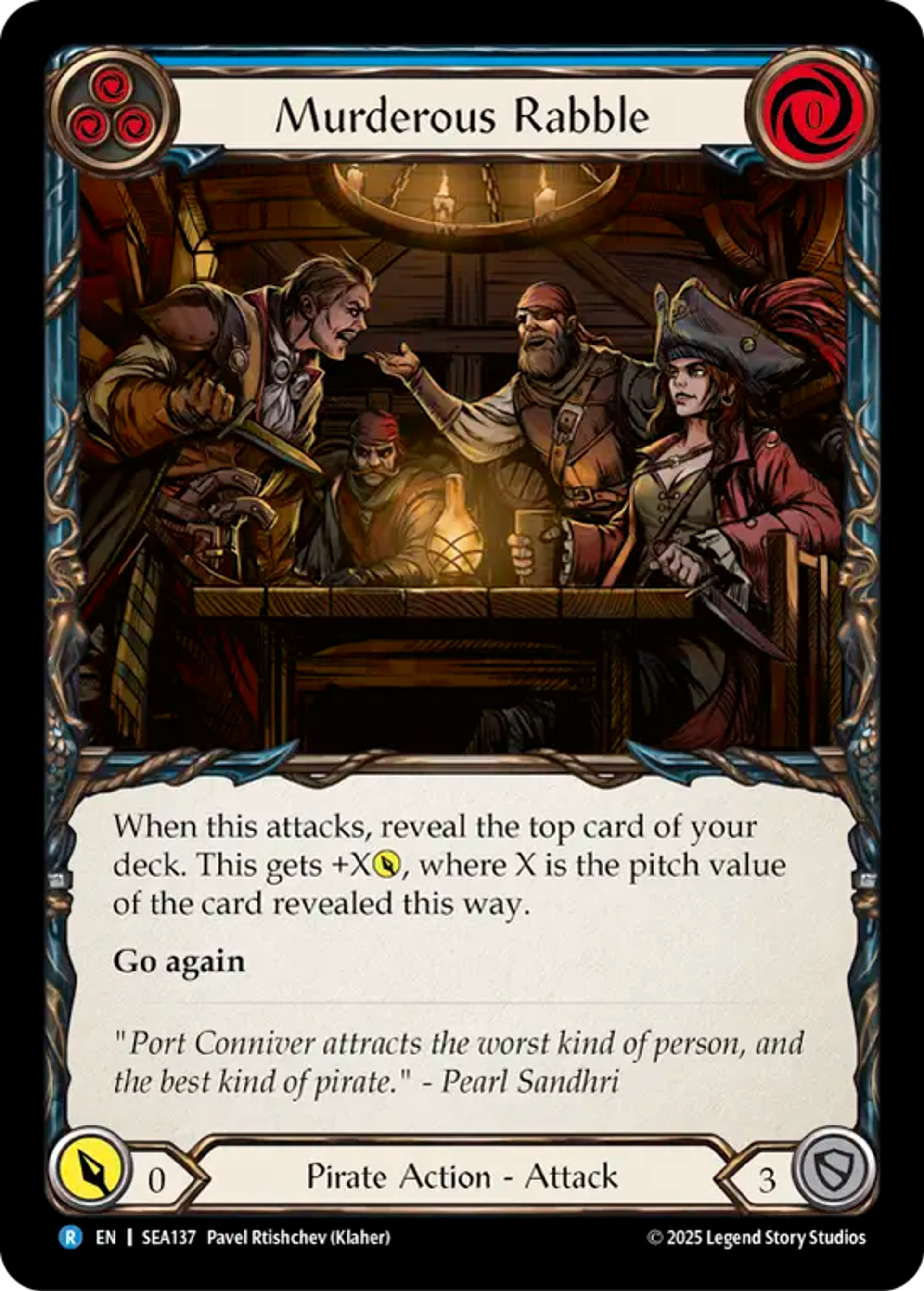 Murderous Rabble (Blue) — High Seas — Flesh and Blood