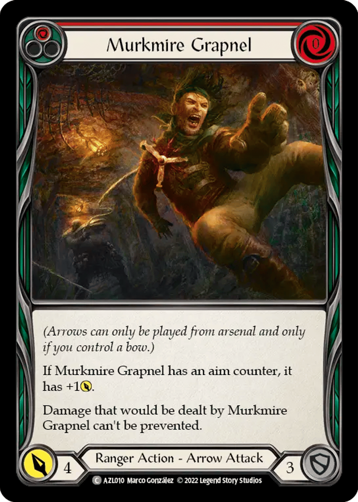 Murkmire Grapnel (Red) from Azalea - Blitz Deck - Flesh and Blood