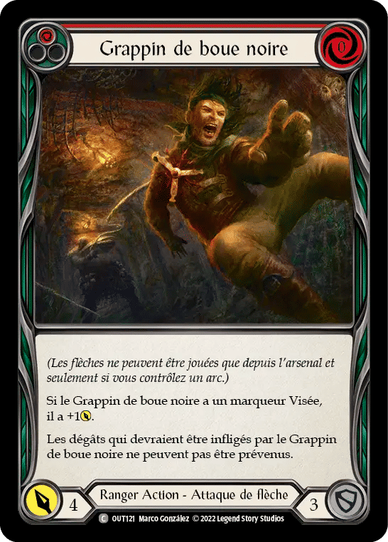 Grappin de boue noire — Outsiders — Flesh and Blood
