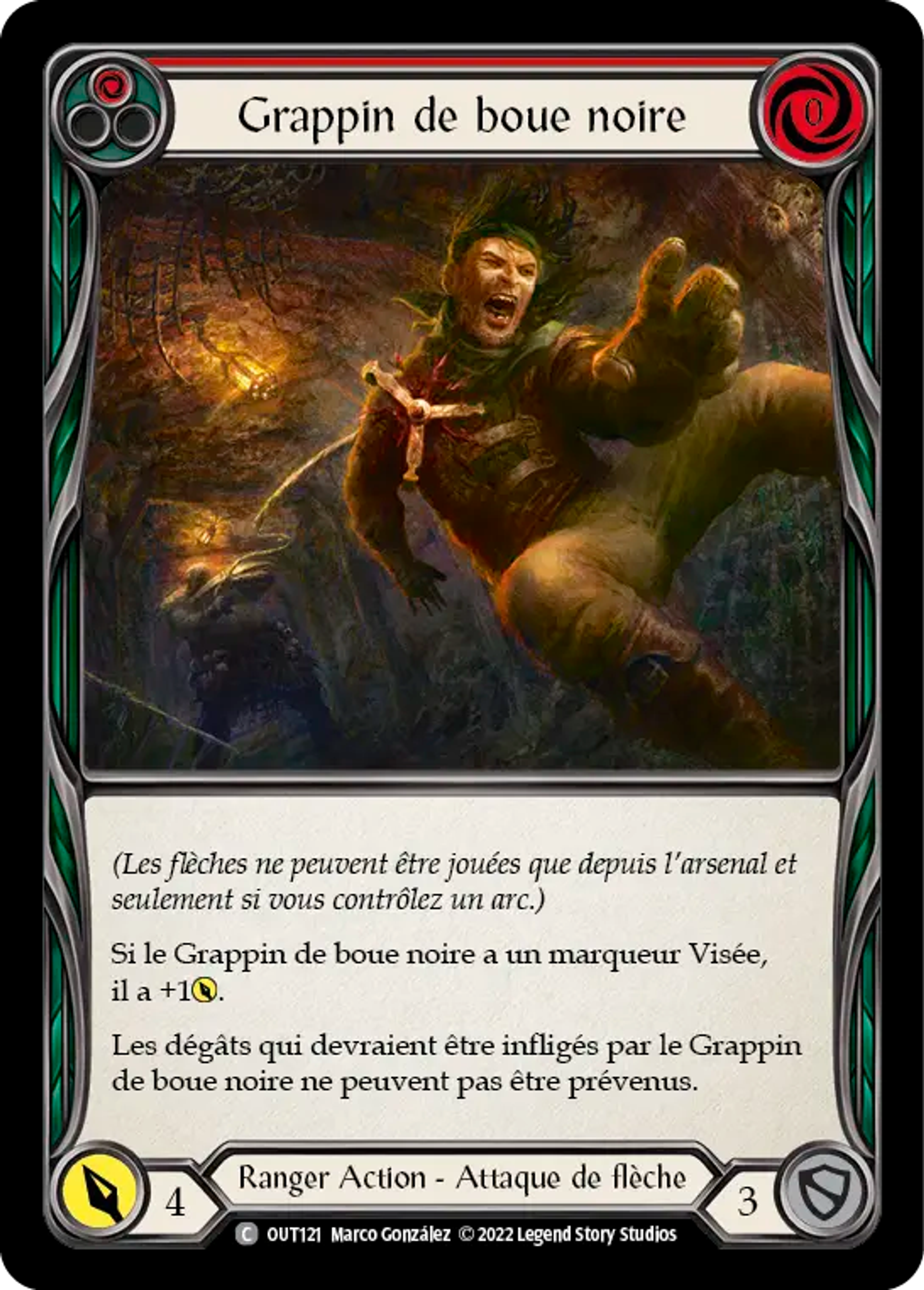 Grappin de boue noire — Outsiders — Flesh and Blood
