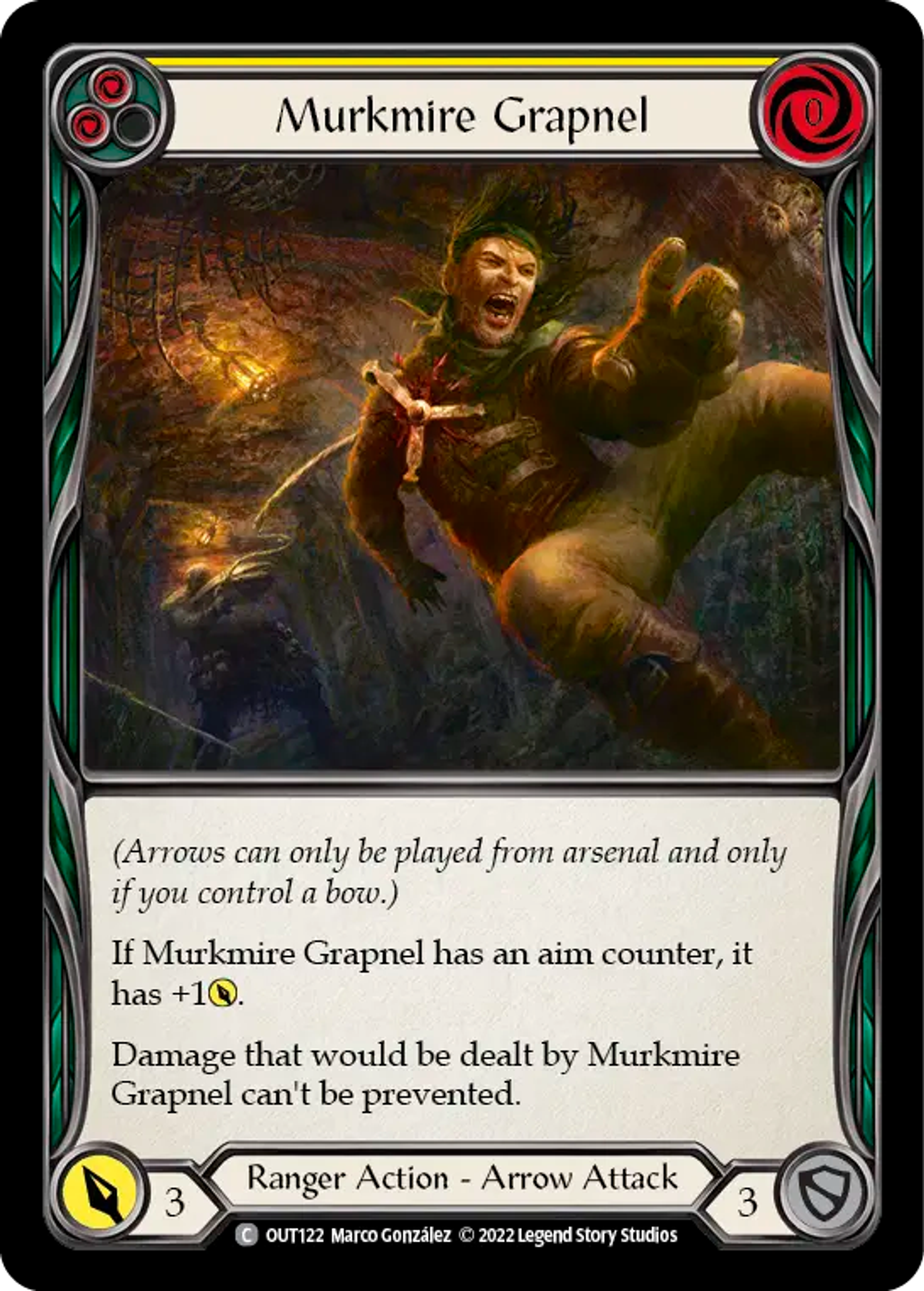 Murkmire Grapnel (Yellow) — Outsiders — Flesh and Blood
