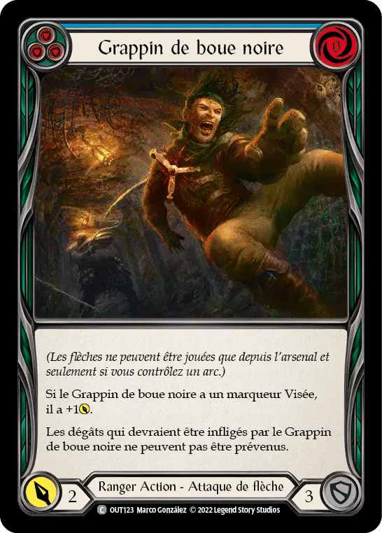 Grappin de boue noire — Outsiders — Flesh and Blood