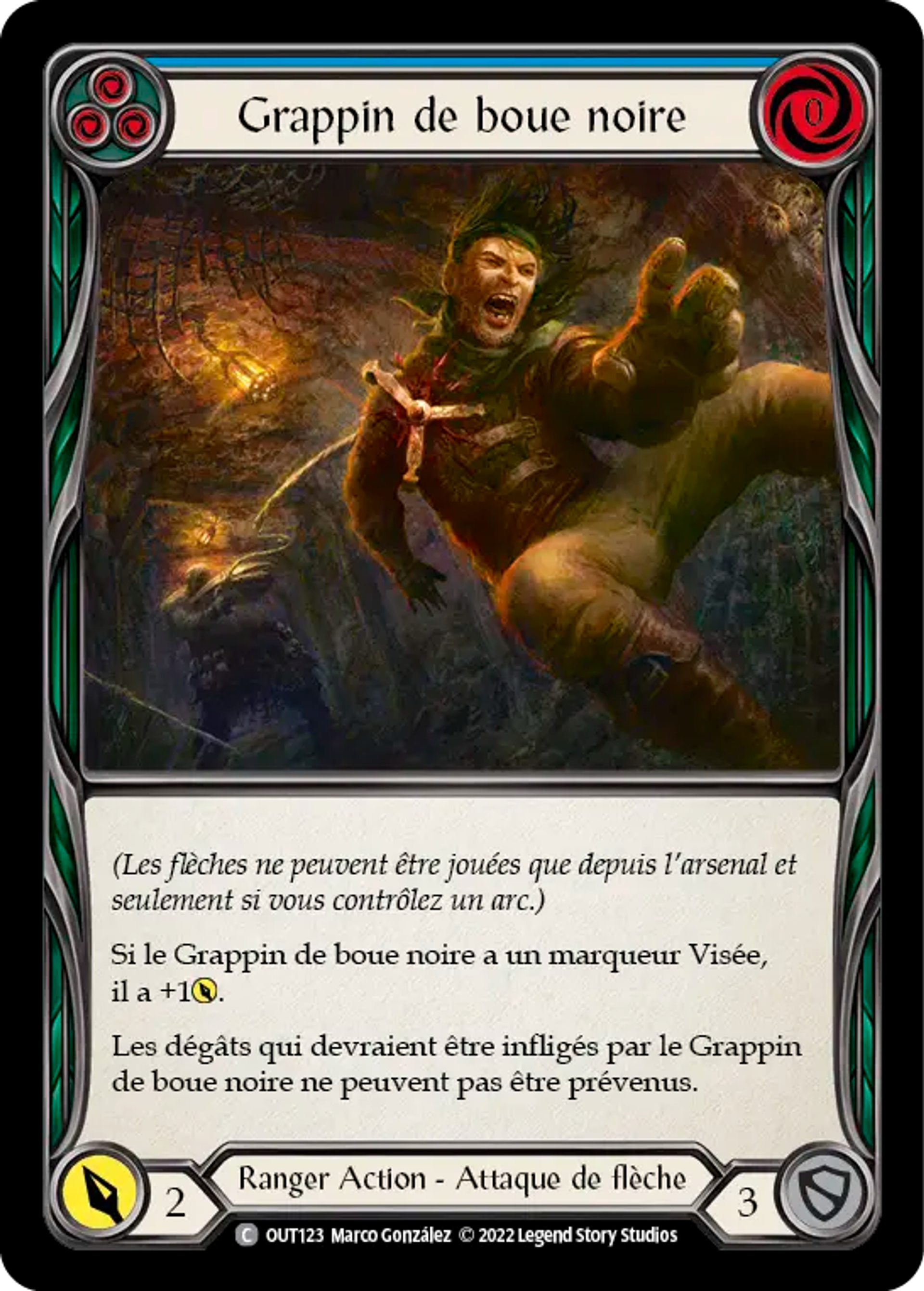 Grappin de boue noire — Outsiders — Flesh and Blood