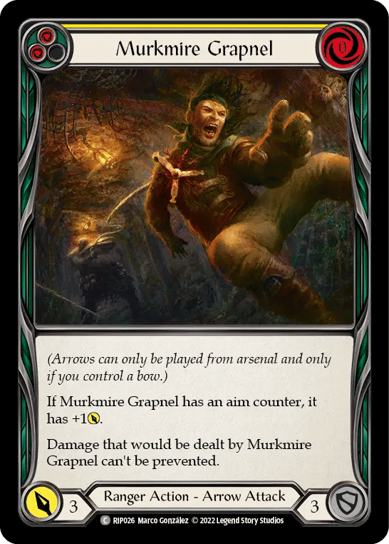 Murkmire Grapnel (Yellow) — Riptide - Blitz Deck — Flesh and Blood