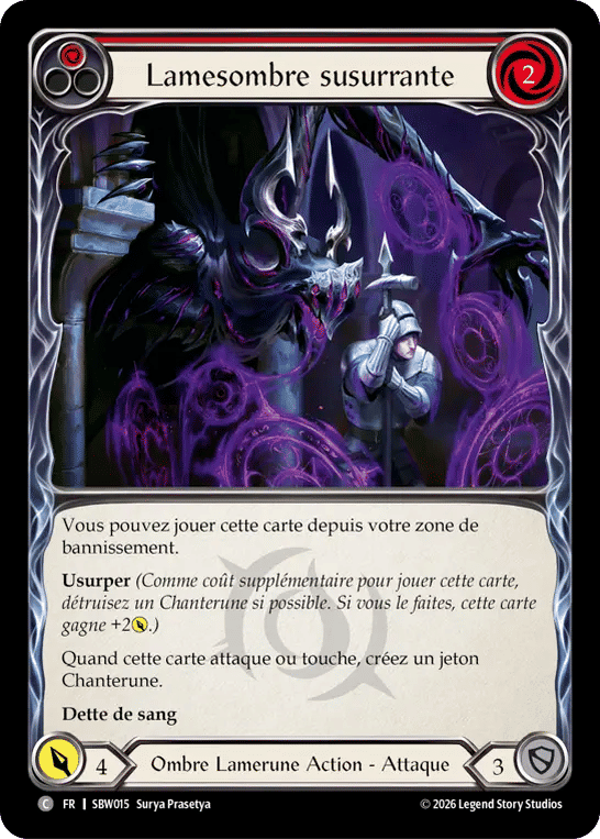 Lamesombre susurrante — Silver Age - Viserai, Between Worlds — Flesh and Blood