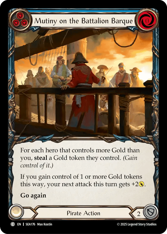 Mutiny on the Battalion Barque (Blue) — High Seas — Flesh and Blood