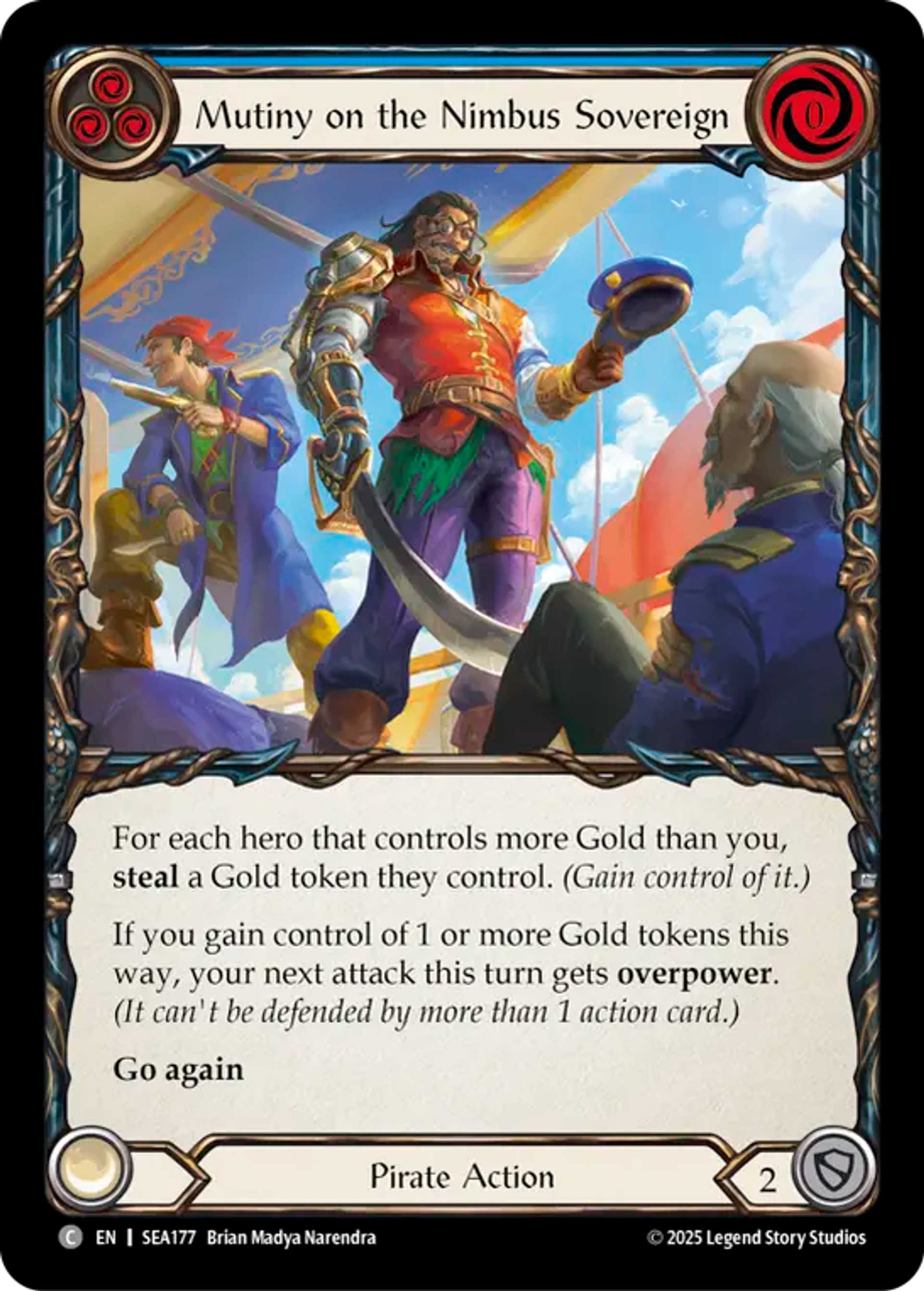 Mutiny on the Nimbus Sovereign (Blue) — High Seas — Flesh and Blood