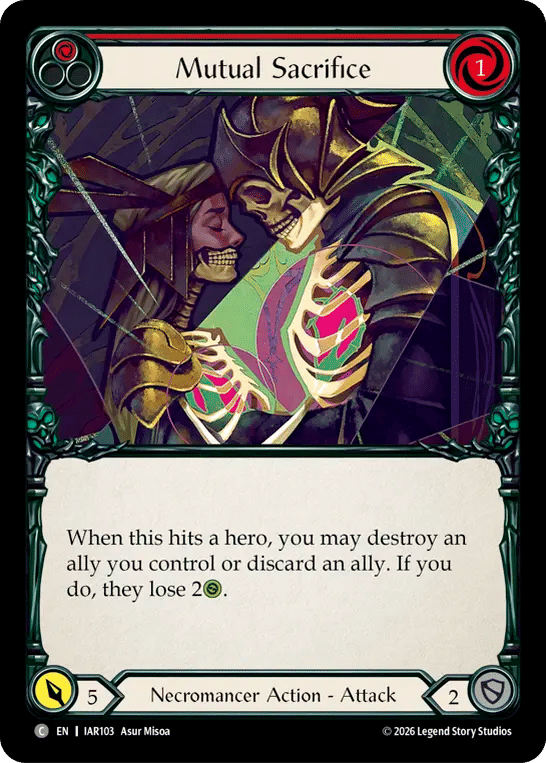 Mutual Sacrifice (Red) — Usurp the Shadow Throne — Flesh and Blood