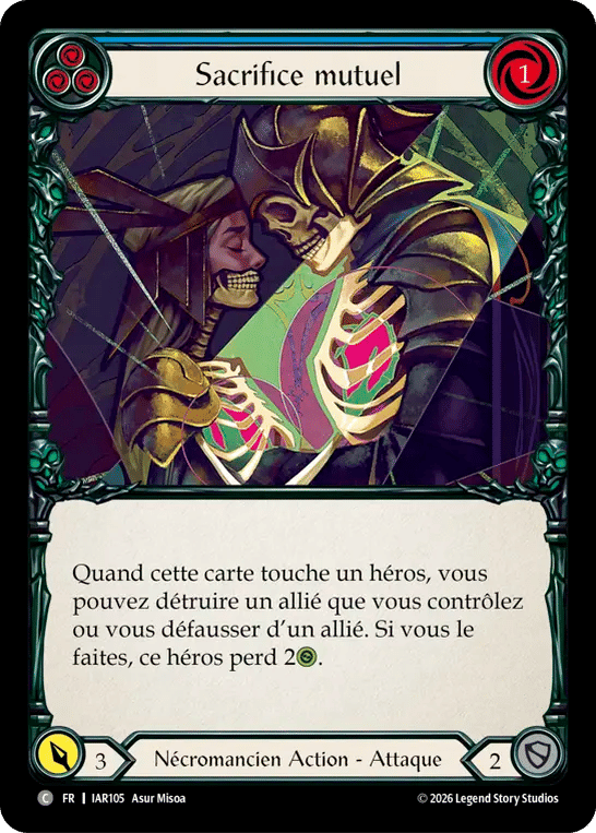 Sacrifice mutuel — Usurp the Shadow Throne — Flesh and Blood