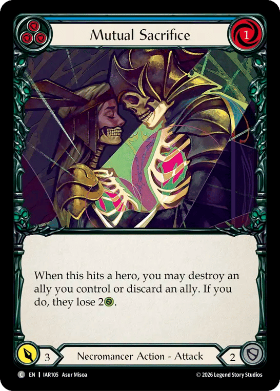 Mutual Sacrifice (Blue) — Usurp the Shadow Throne — Flesh and Blood
