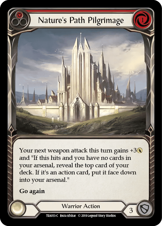 Nature's Path Pilgrimage (Red) — Dorinthea Ironsong - Hero Deck — Flesh and Blood