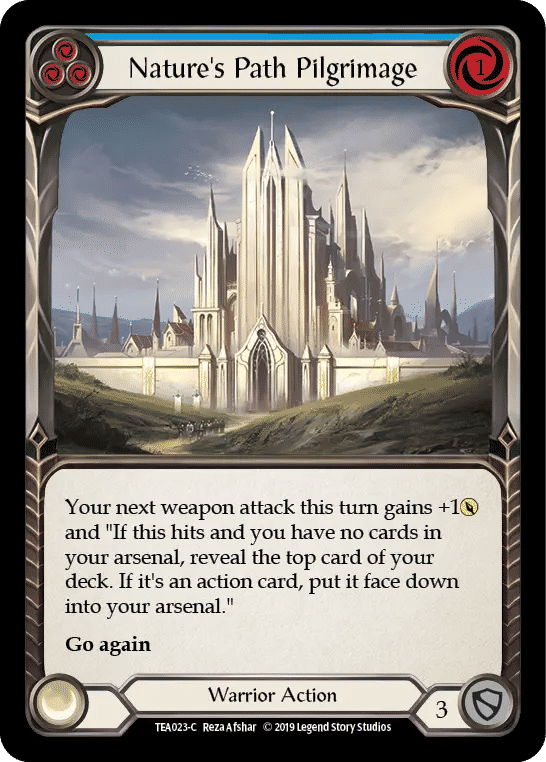 Nature's Path Pilgrimage (Blue) — Dorinthea Ironsong - Hero Deck — Flesh and Blood