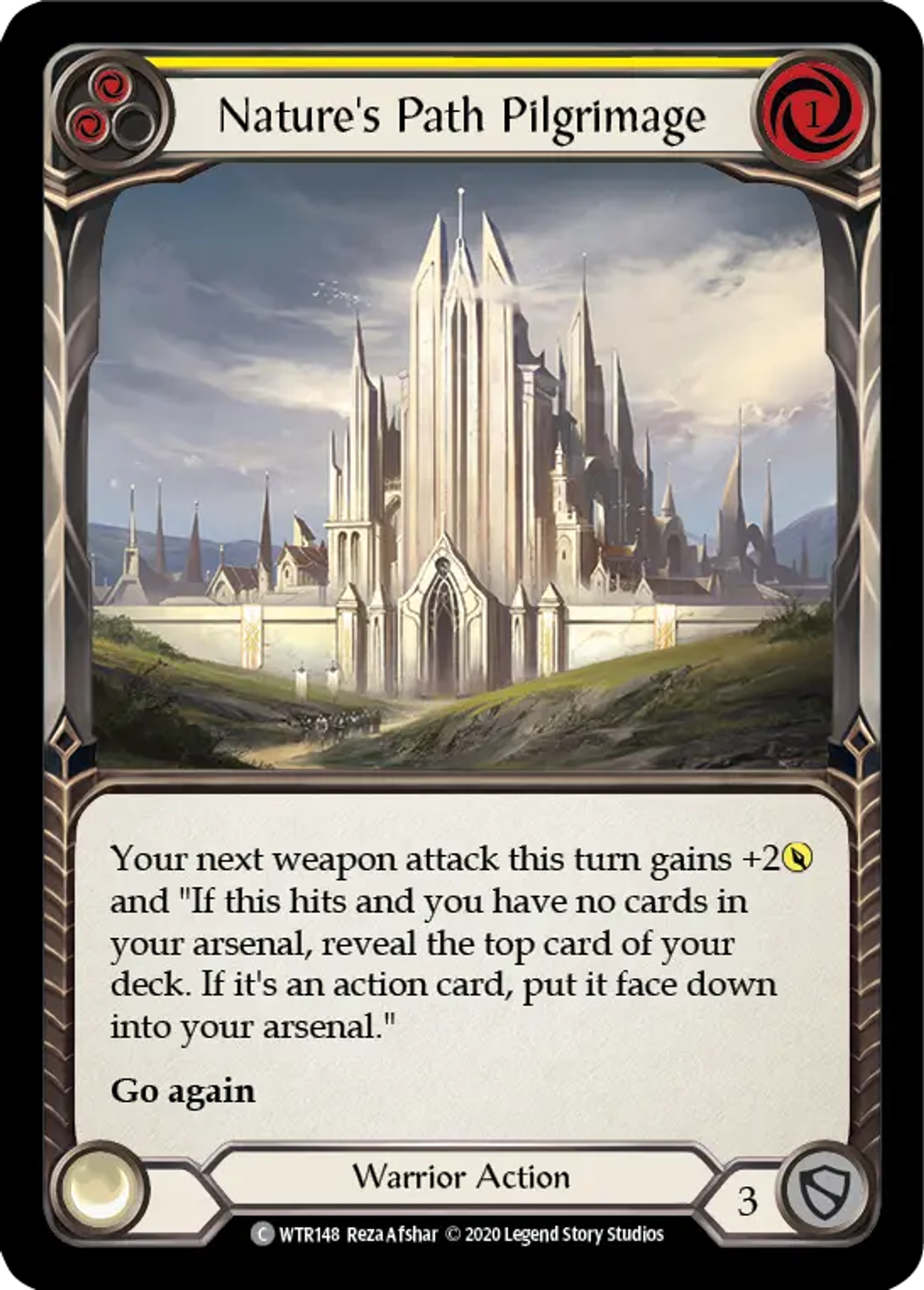 Nature's Path Pilgrimage (Yellow) — Welcome to Rathe - Unlimited — Flesh and Blood