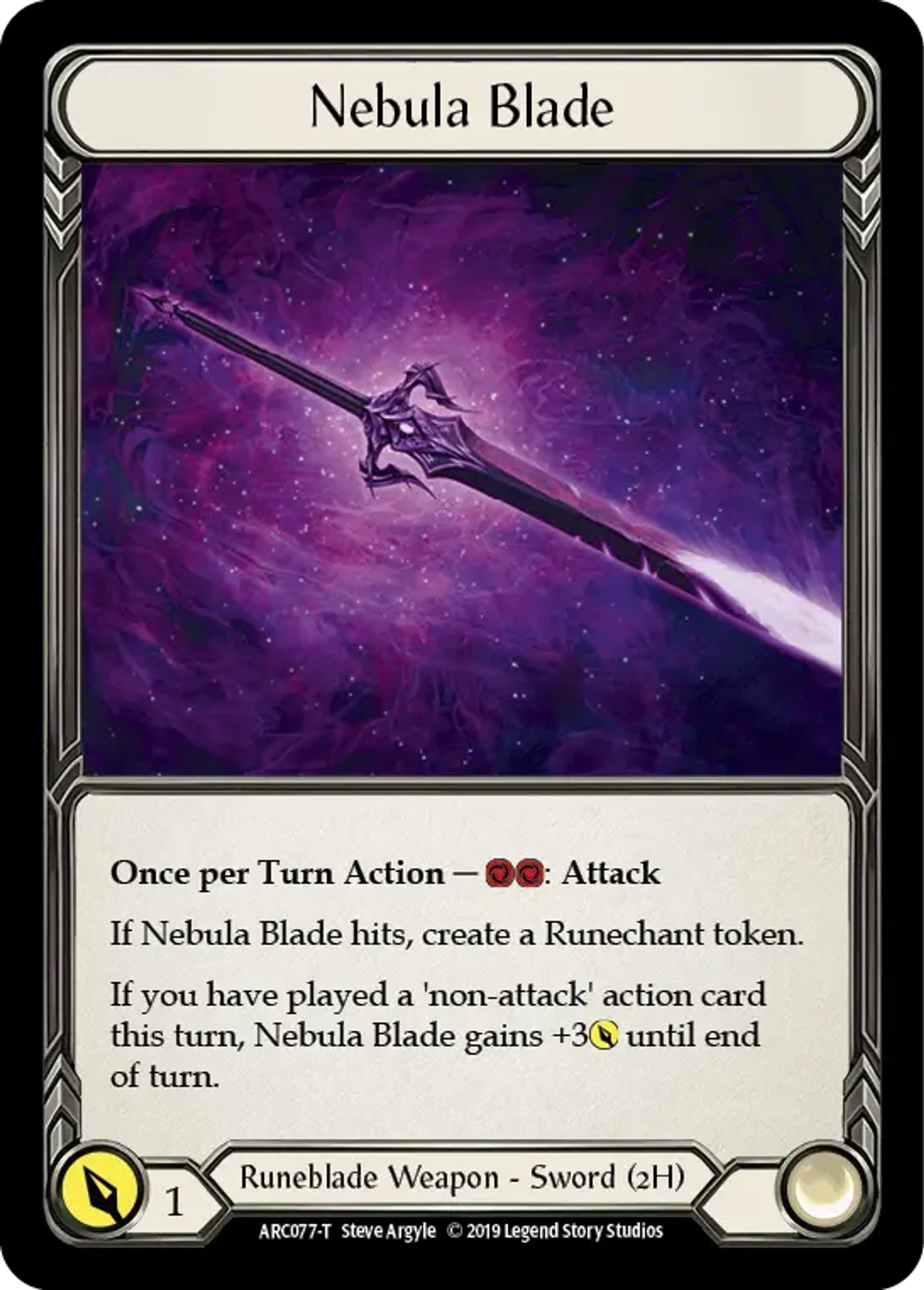 Nebula Blade — Arcane Rising — Flesh and Blood