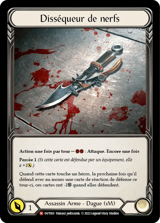 Disséqueur de nerfs — Outsiders — Flesh and Blood