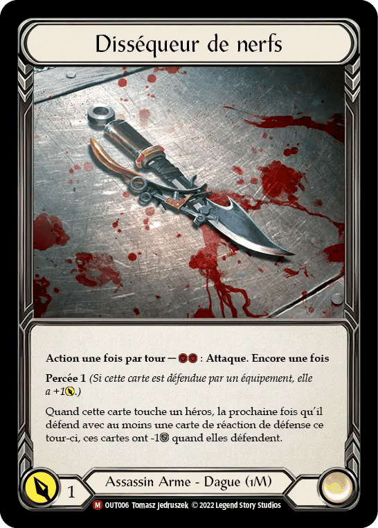 Disséqueur de nerfs — Outsiders — Flesh and Blood