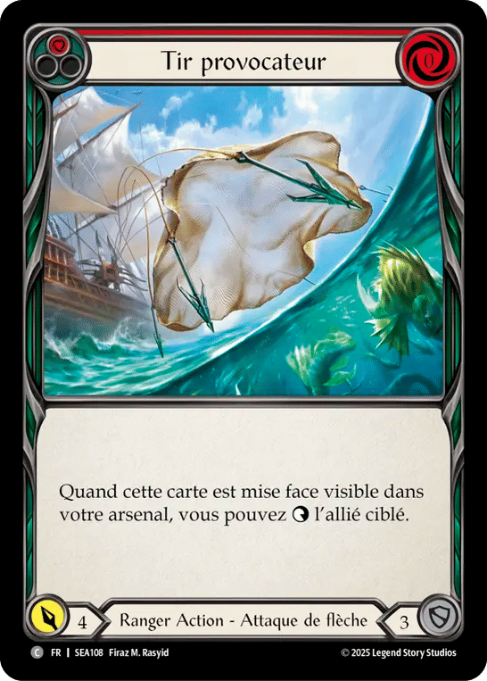 Tir provocateur — High Seas — Flesh and Blood