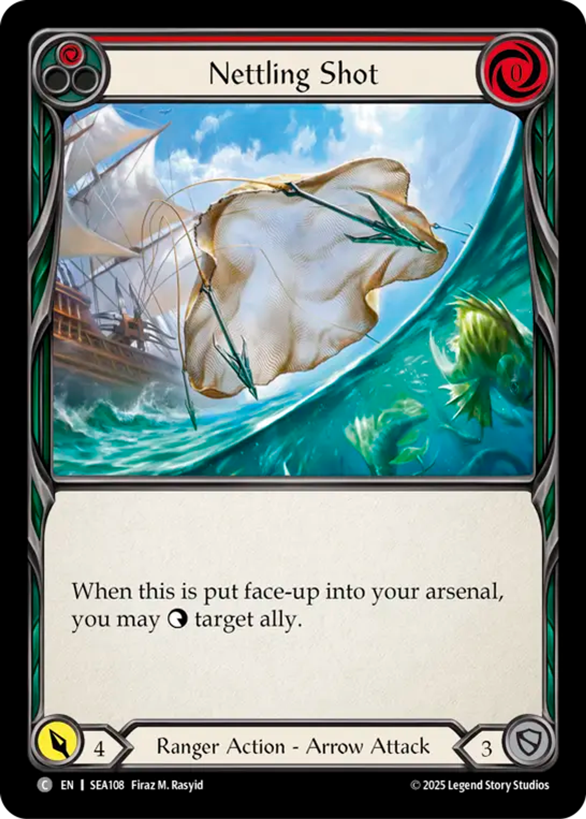 Nettling Shot (Red) — High Seas — Flesh and Blood