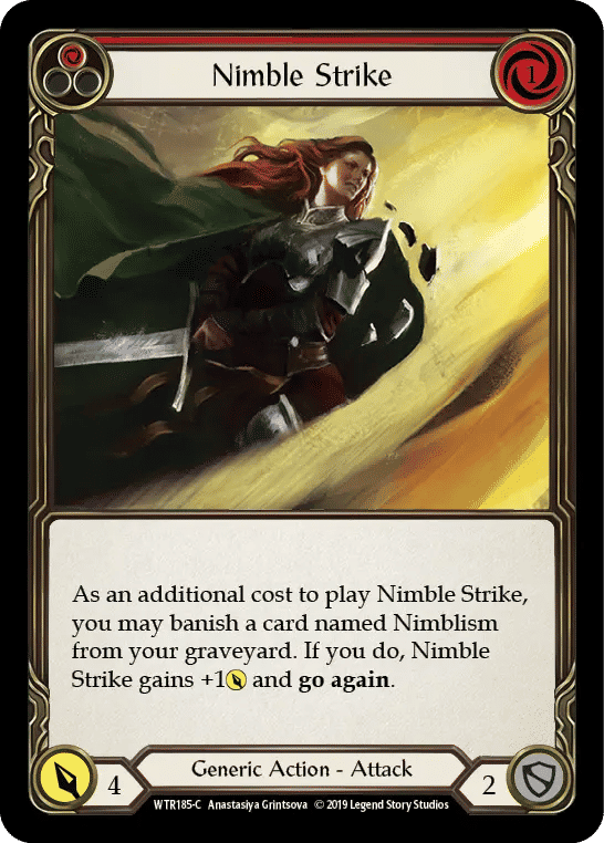 Nimble Strike (Red) — Welcome to Rathe — Flesh and Blood
