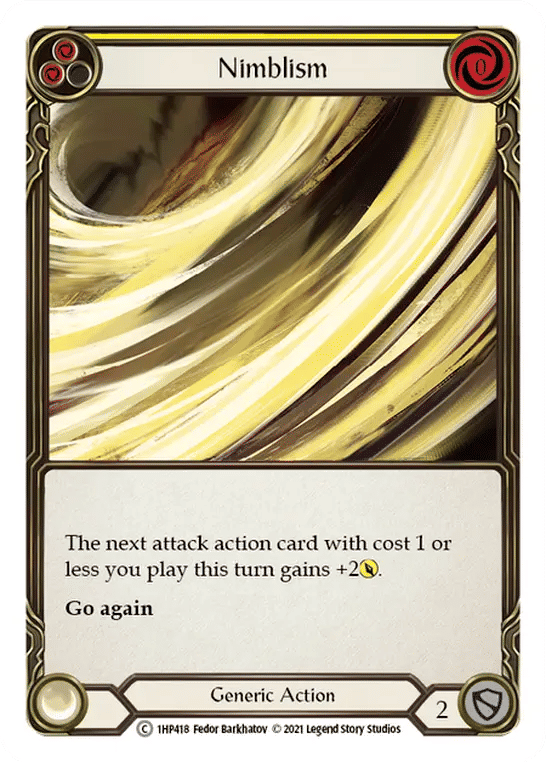 Nimblism (Yellow) — History Pack 1 — Flesh and Blood