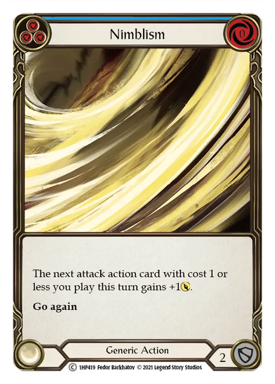 Nimblism (Blue) — History Pack 1 — Flesh and Blood