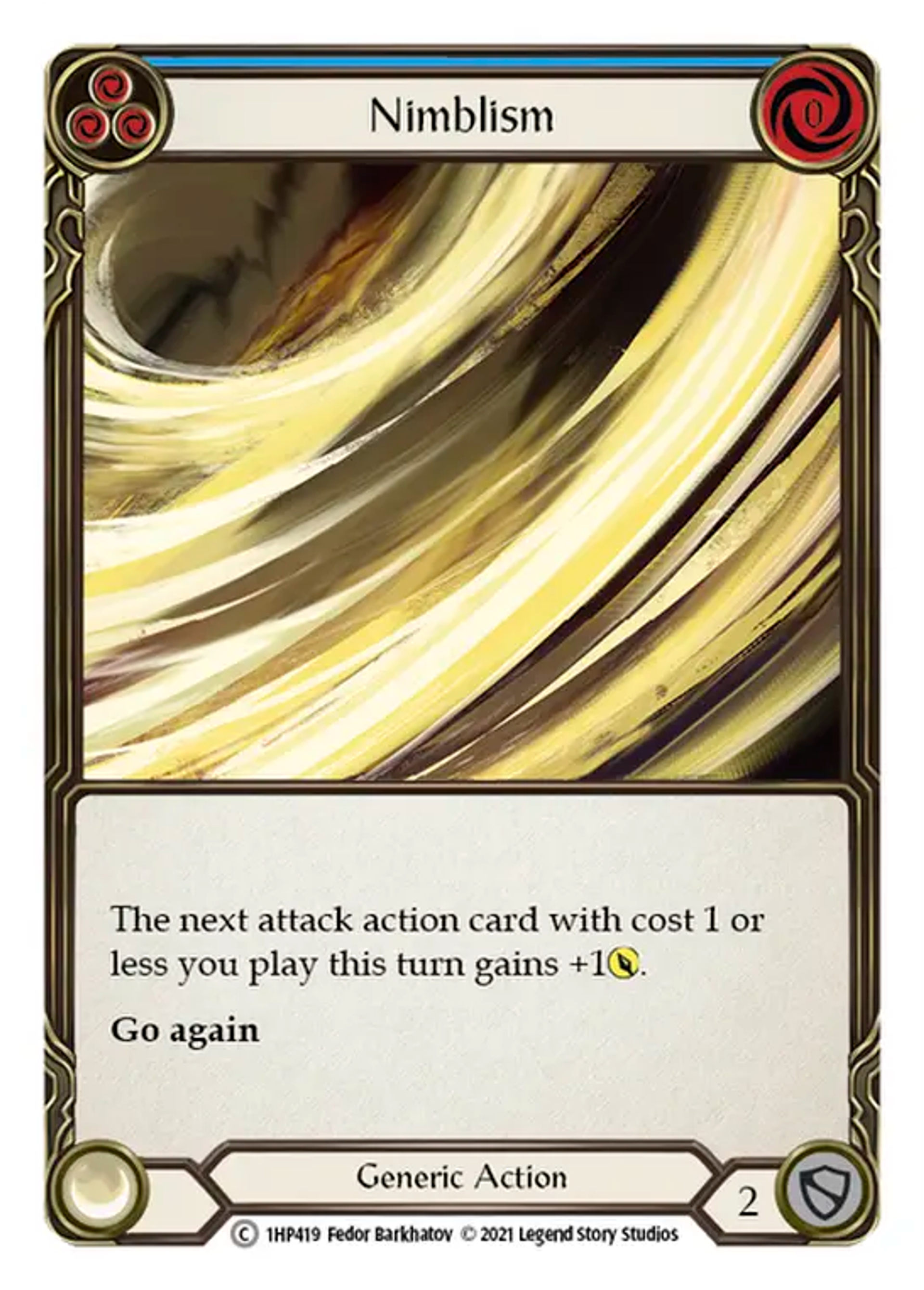 Nimblism (Blue) — History Pack 1 — Flesh and Blood