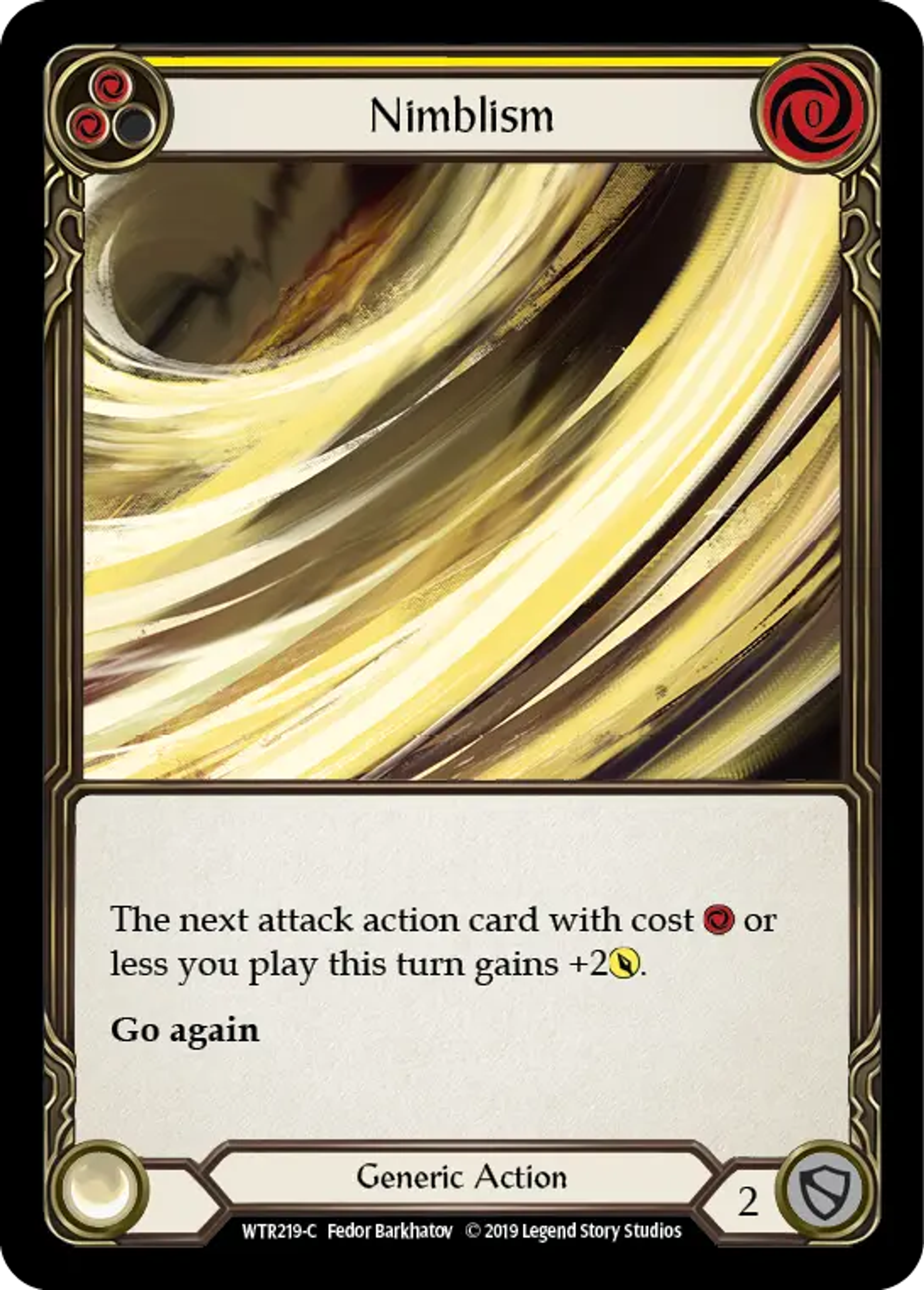 Nimblism (Yellow) — Welcome to Rathe — Flesh and Blood
