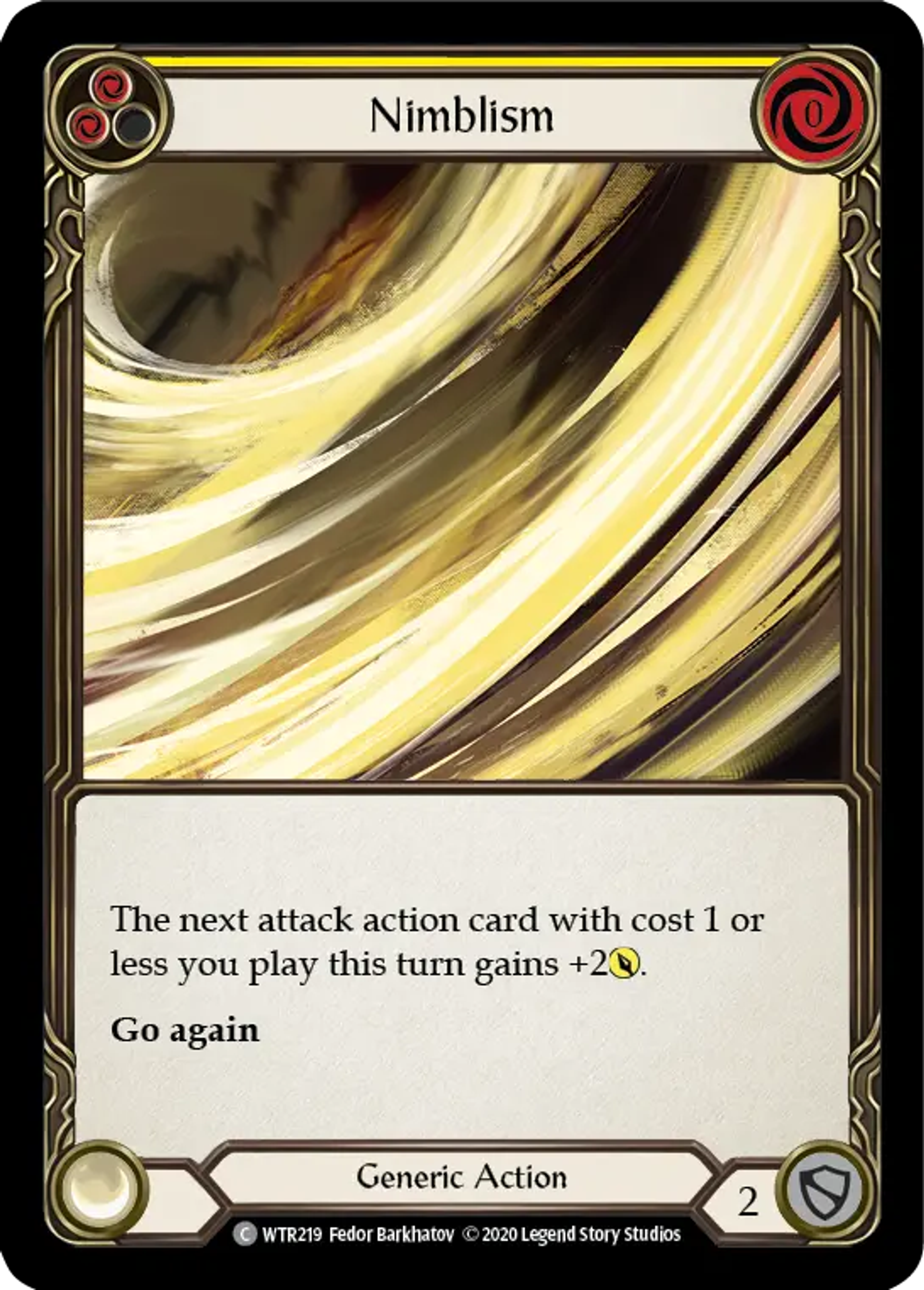 Nimblism (Yellow) — Welcome to Rathe - Unlimited — Flesh and Blood