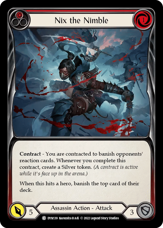 Nix the Nimble (Red) — Dynasty — Flesh and Blood