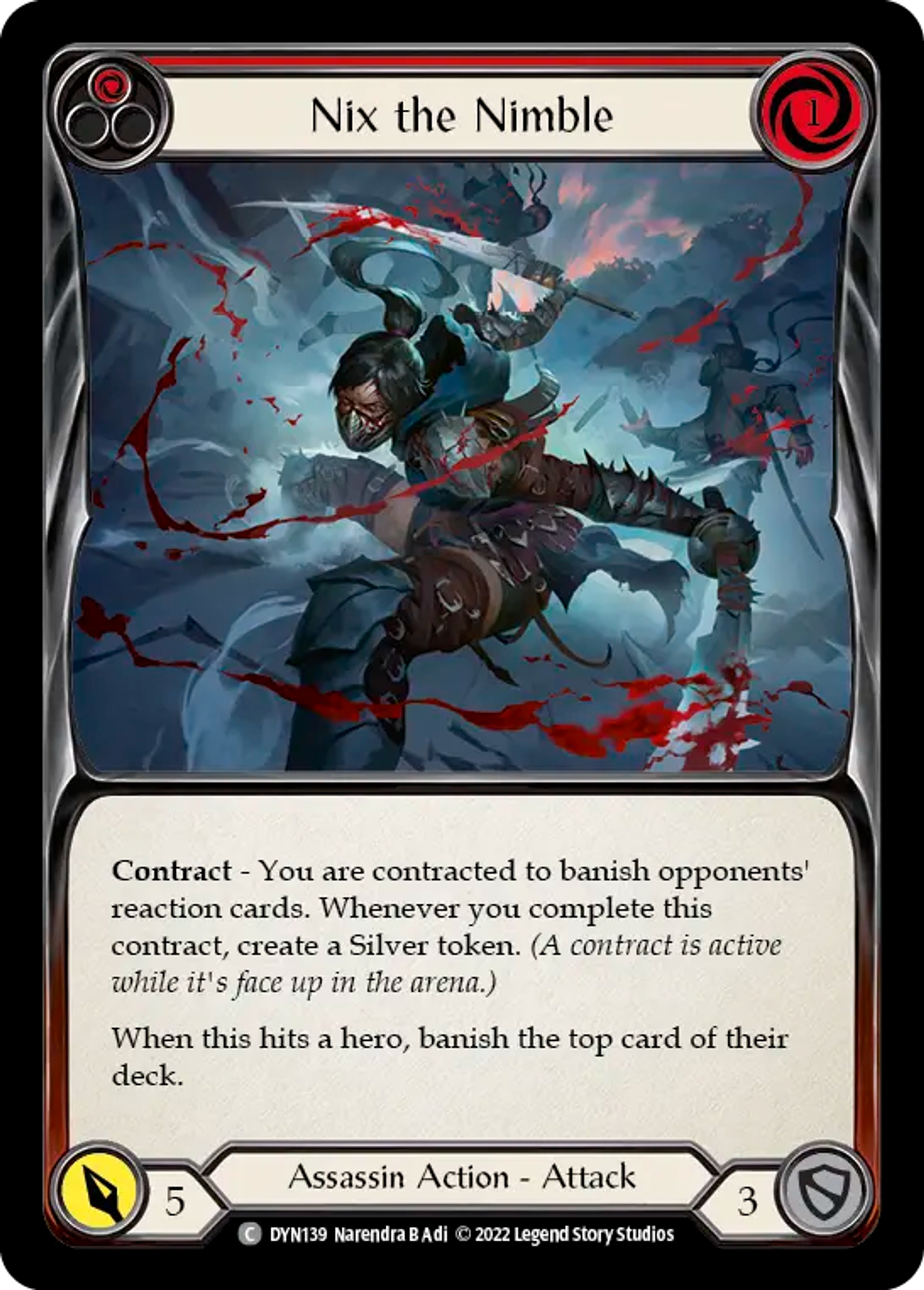 Nix the Nimble (Red) — Dynasty — Flesh and Blood