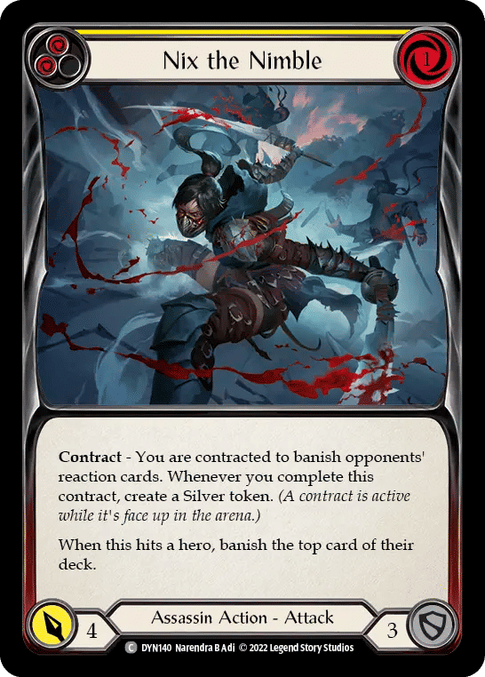 Nix the Nimble (Yellow) — Dynasty — Flesh and Blood